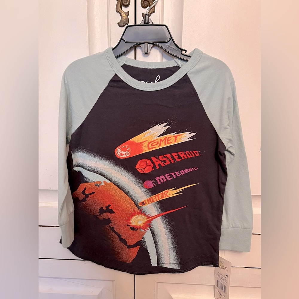 Peek Kids Outer space Rocks Tee NWT